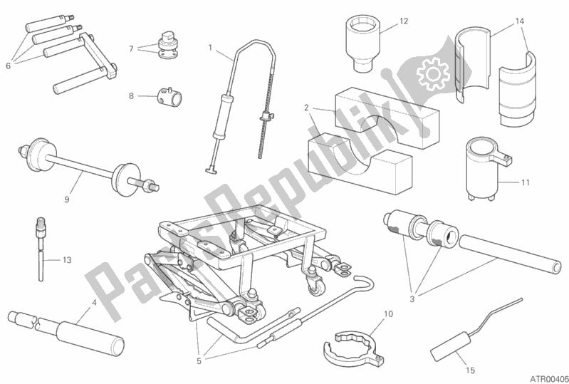 All parts for the 01b - Workshop Service Tools of the Ducati Multistrada 950 S USA 2020
